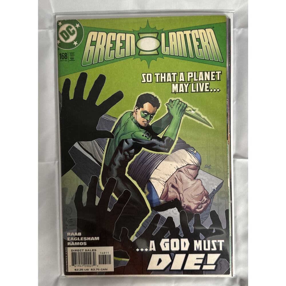 Green Lantern #168 - DC - Oct 03 - Raab, Eaglesham, Ramos Missing Staples